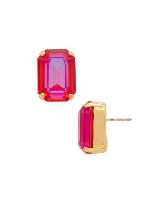Sorrelli Royal Red Delite Brynn Stud Earrings
