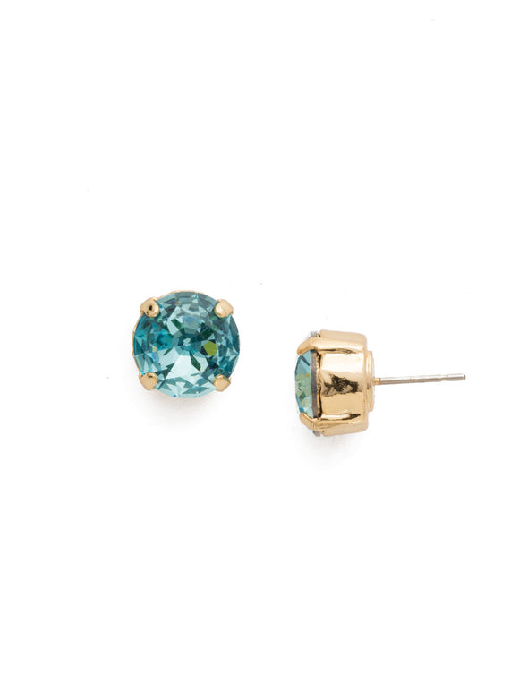 Sorrelli Aquamarine London Stud Earrings