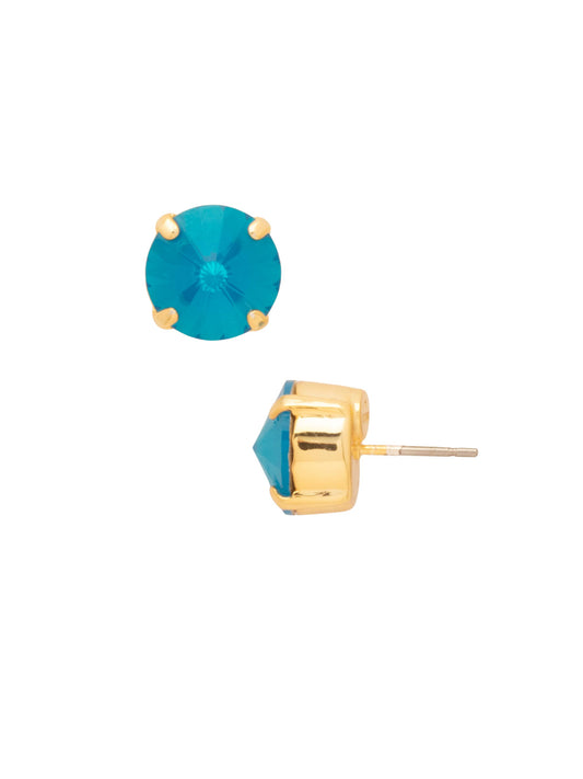 Sorrelli Caribbean Blue Opal London Stud Earrings