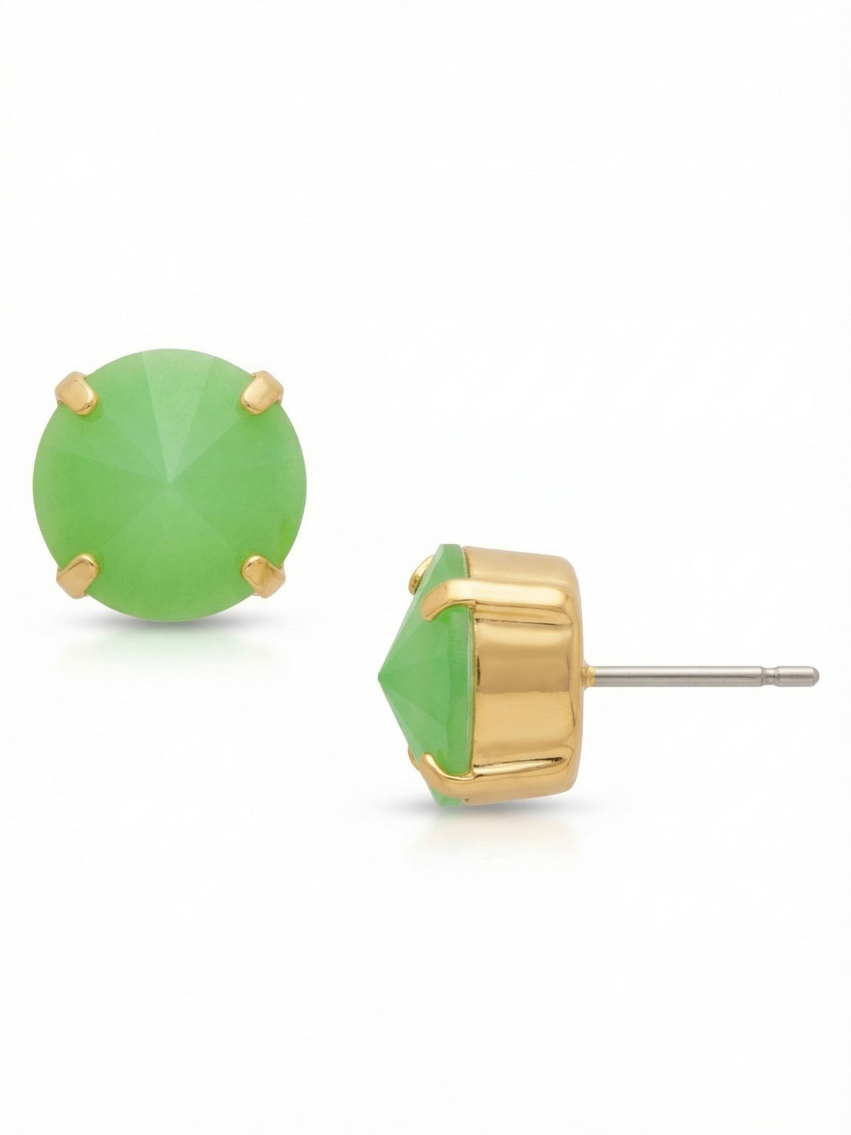 Sorrelli Electric Green London Stud Earrings
