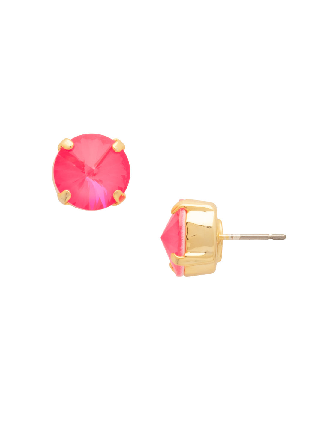 Sorrelli Electric Pink London Stud Earrings