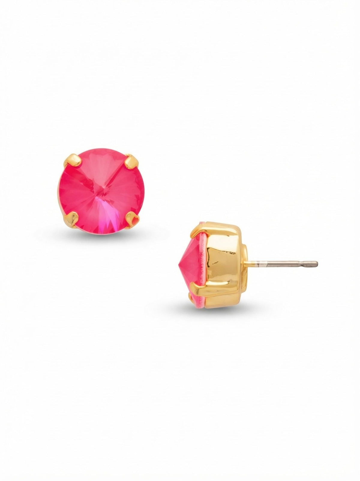 Sorrelli Electric Pink London Stud Earrings