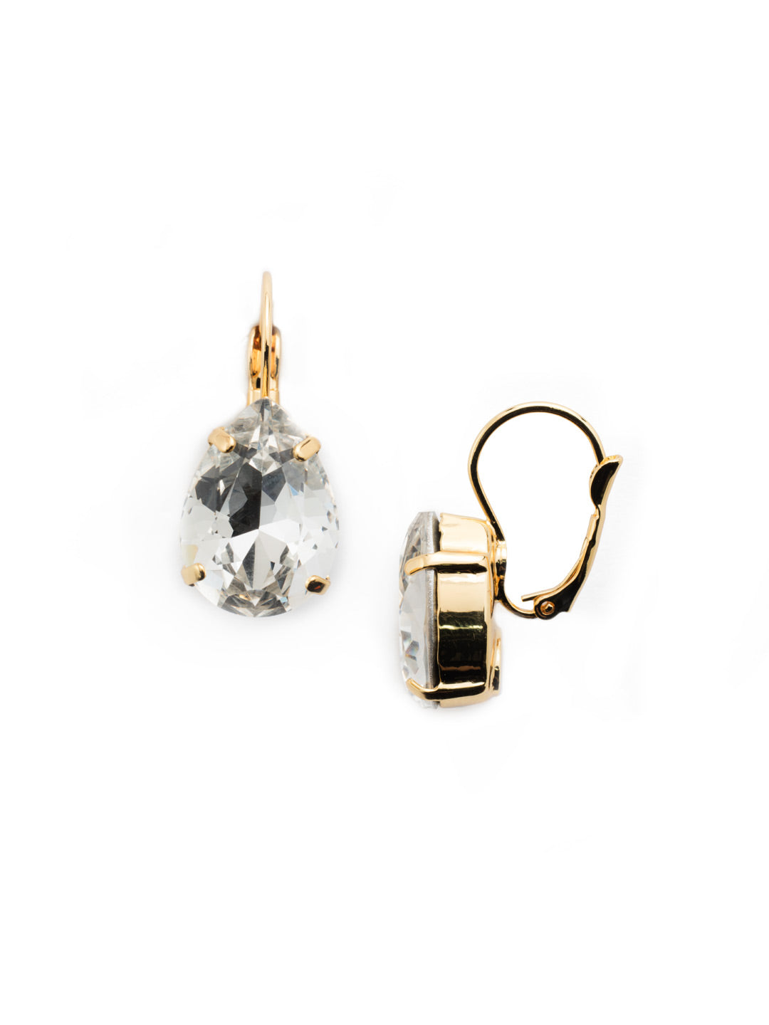 Sorrelli Crystal Classic Teardrop French Wire Earring