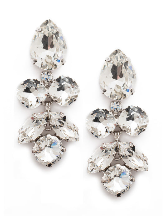 Sorrelli Crystal Crystal Lotus Flower Dangle Earrings