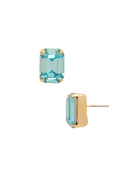 Sorrelli Aquamarine Everyday Stud Earrings