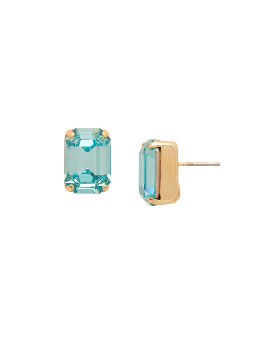 Sorrelli Aquamarine Everyday Stud Earrings
