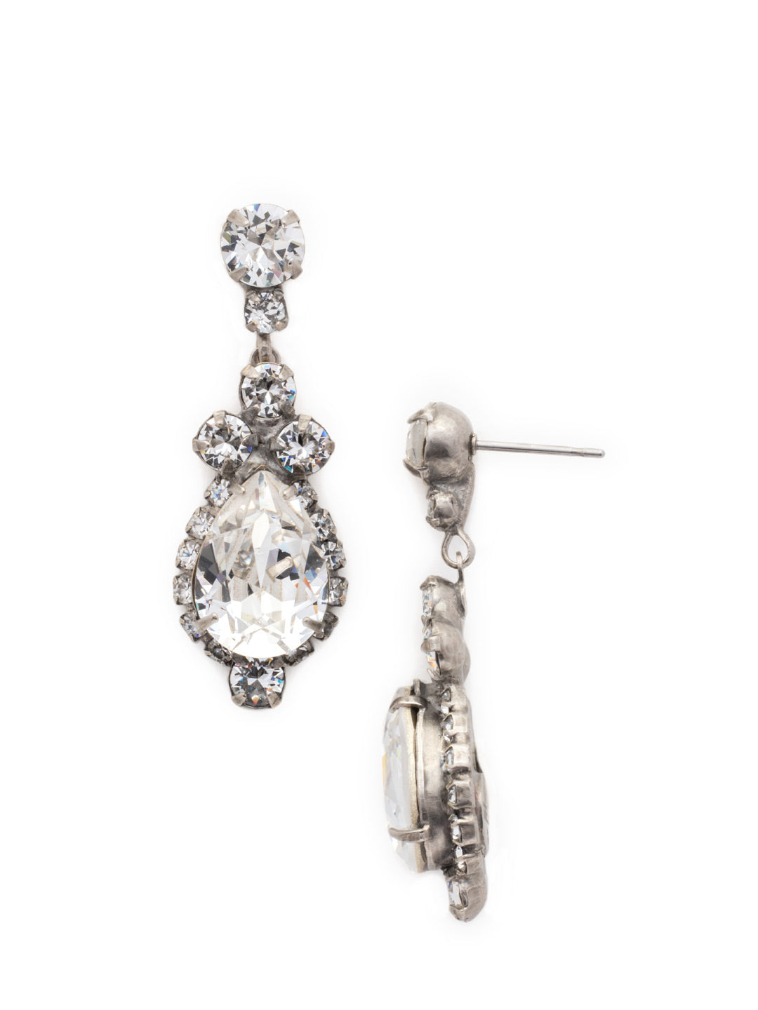 Sorrelli Crystal Central Teardrop Dangle Earrings
