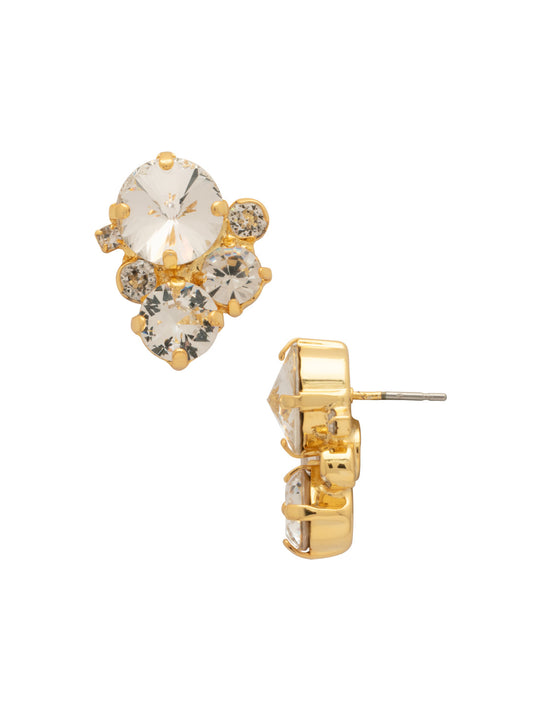 Sorrelli Crystal Crystal Assorted Rounds Post Earring