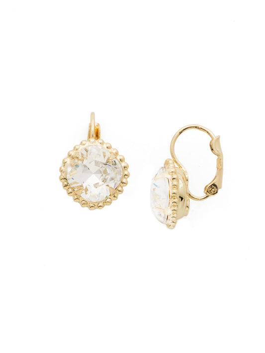 Sorrelli Crystal Decorative Cushion Cut French Wire Earring