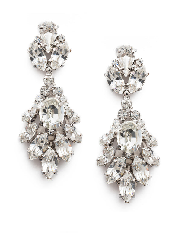 Sorrelli Crystal Cascading Crystal Navette Drop Earrings