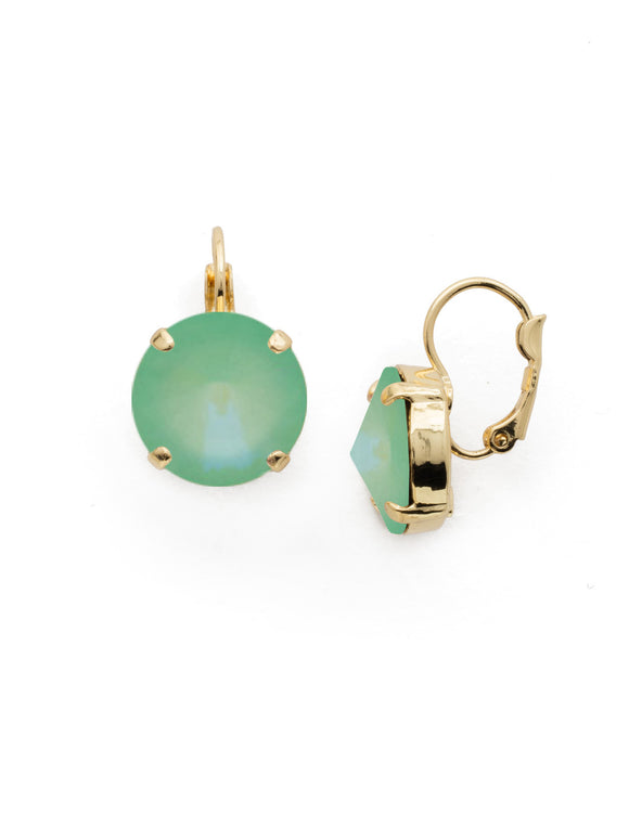 Sorrelli Mint Delite Radiant Round Dangle Earring