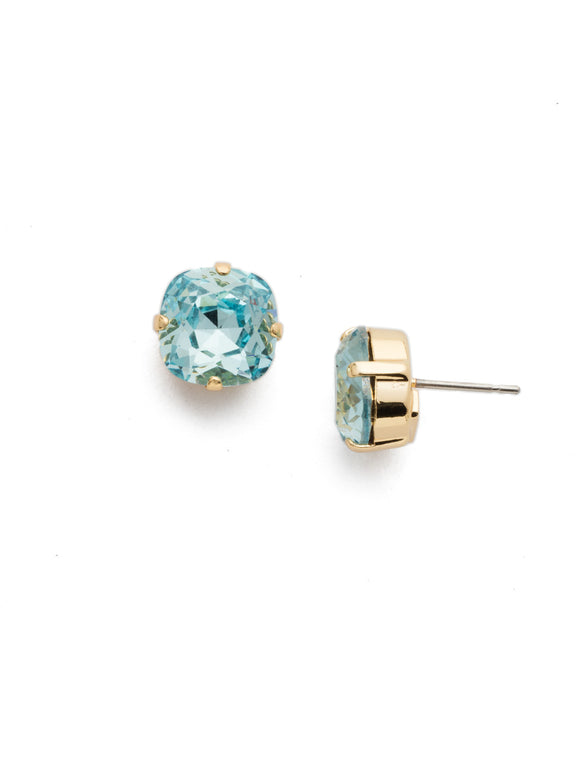 Sorrelli Aquamarine Halcyon Stud Earrings