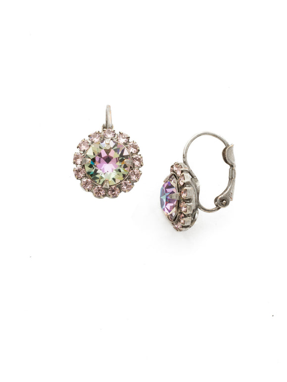 Sorrelli Lilac Pastel Haute Halo Dangle Earrings