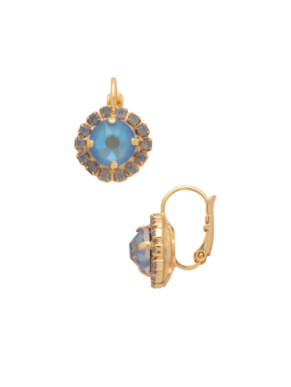 Sorrelli Windsor Blue Haute Halo Dangle Earrings