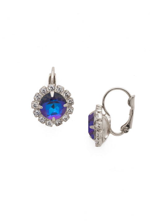 Sorrelli Royal Blue Delite Haute Halo Dangle Earrings