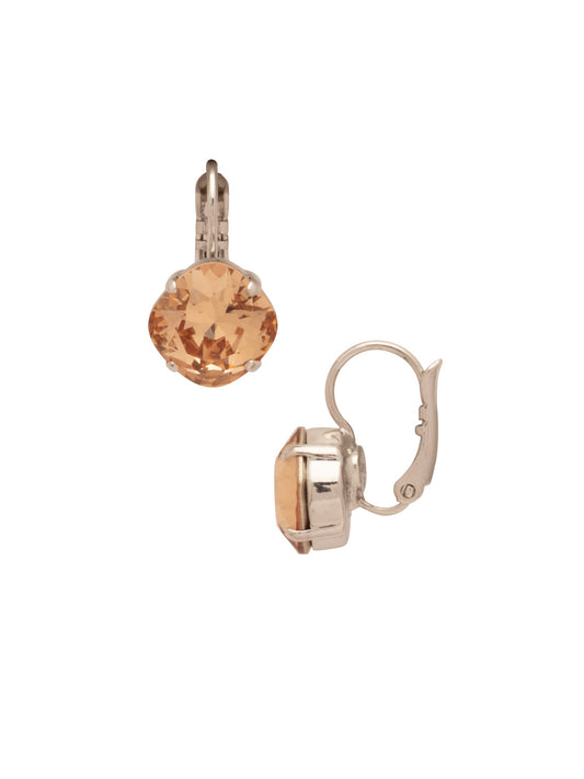 Sorrelli Dark Champagne Cushion-Cut Dangle Earrings