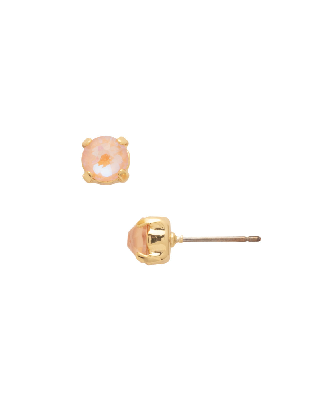 Sorrelli Peach Delite Jayda Stud Earrings