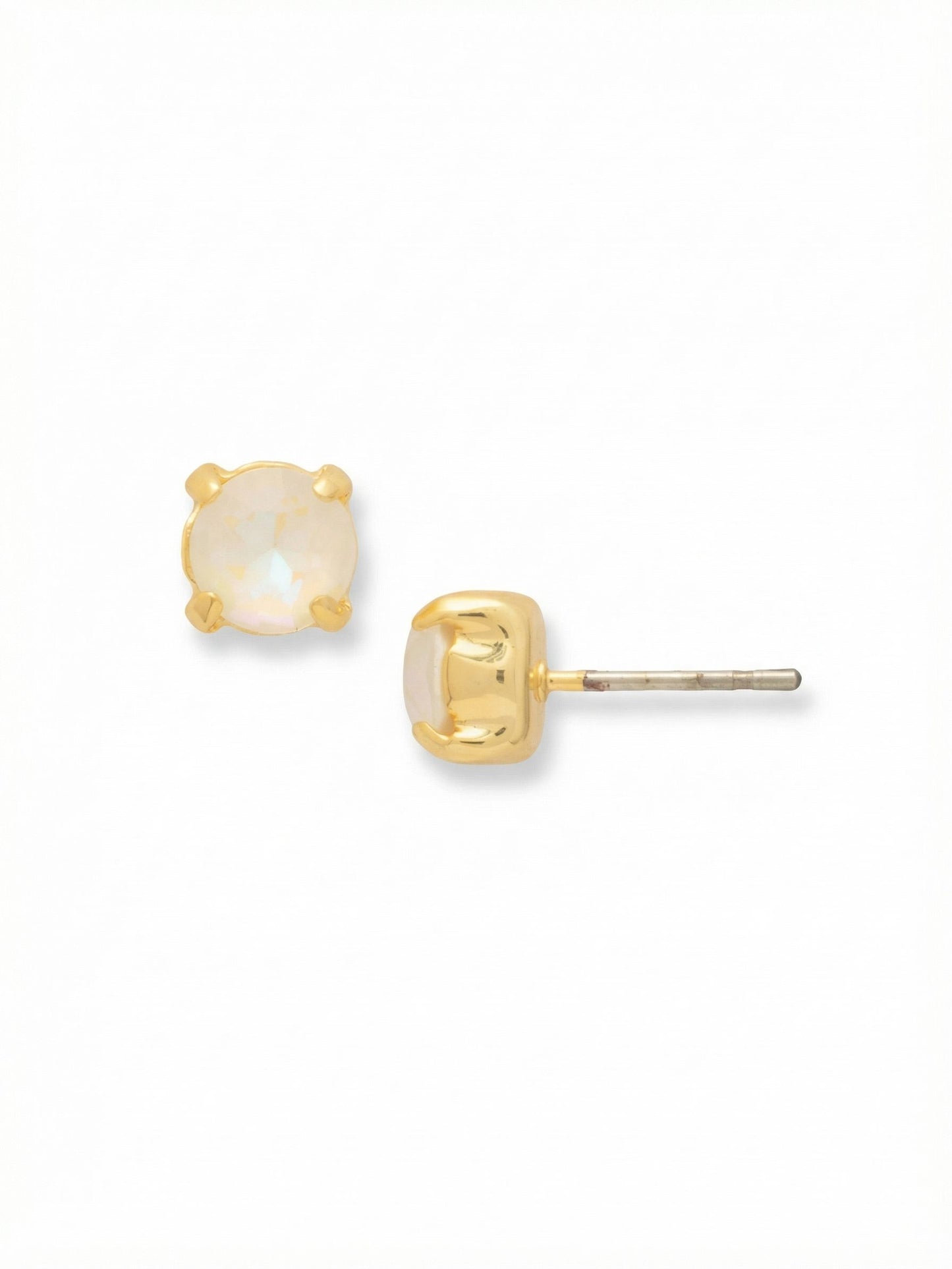 Sorrelli Ultra White Aurora Borealis Jayda Stud Earrings