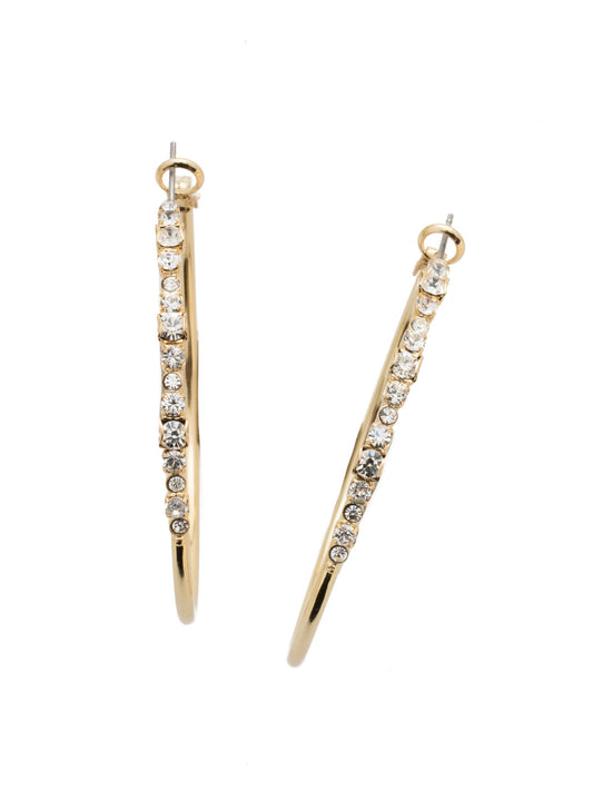 Sorrelli Crystal Hoopla Hoop Earrings