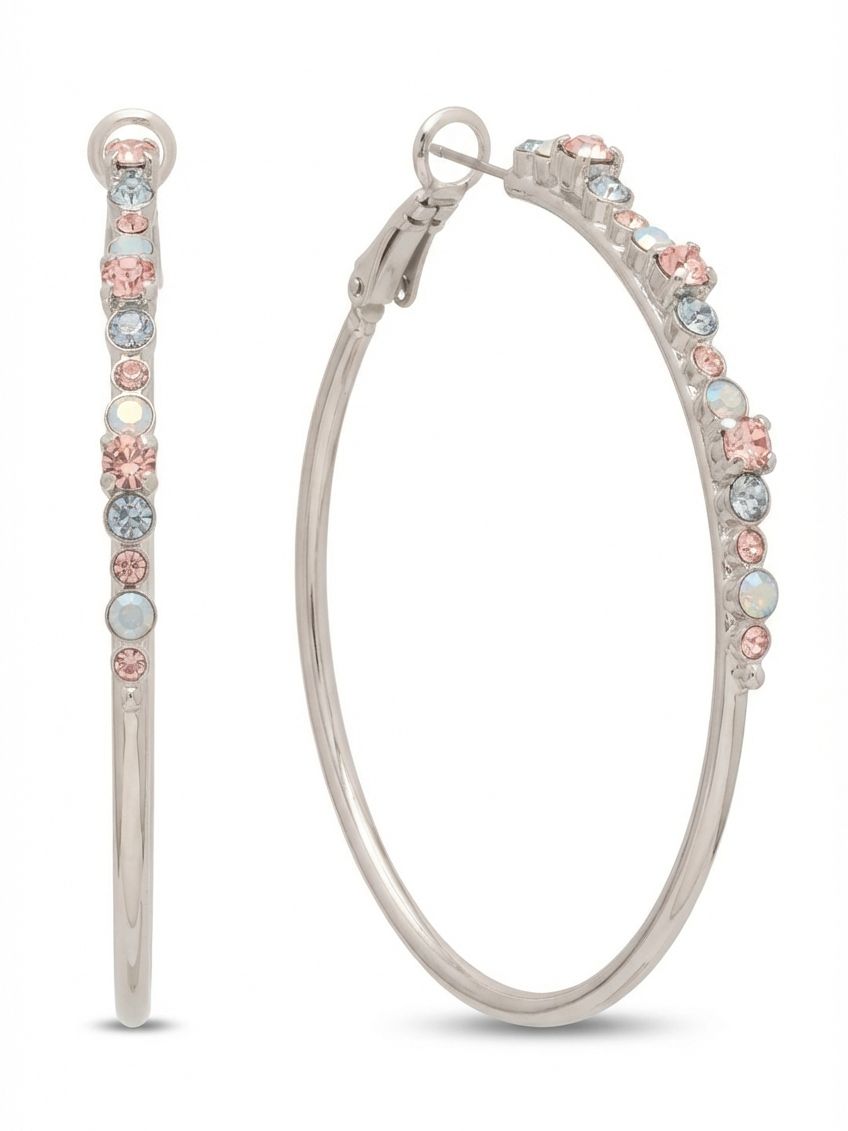 Sorrelli Peony Breeze Hoopla Hoop Earrings