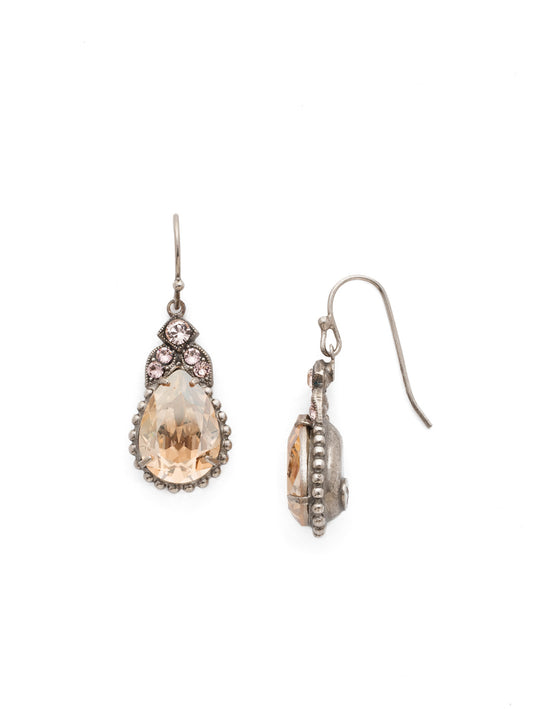 Sorrelli Satin Blush Decorative Deco Dangle Earrings