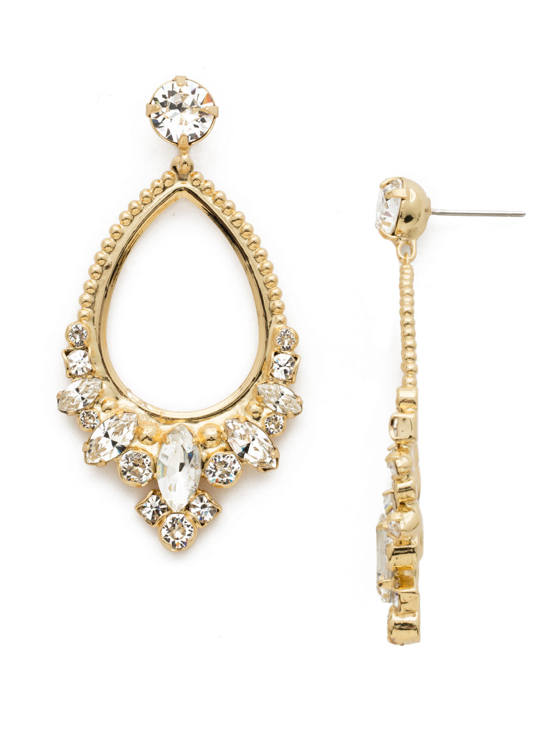 Sorrelli Crystal Noveau Navette Statement Earring