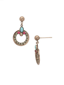 Sorrelli Vivid Horizons Vivid Circle Dangle Earrings