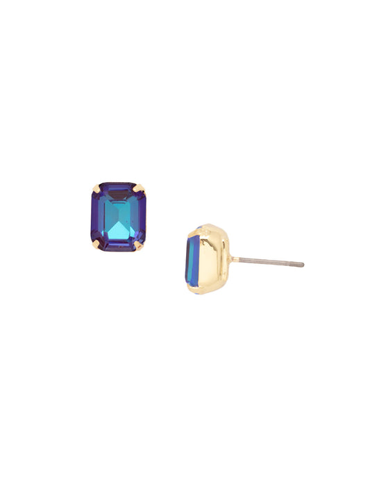 Sorrelli Burgundy Delight Octavia Stud Earrings