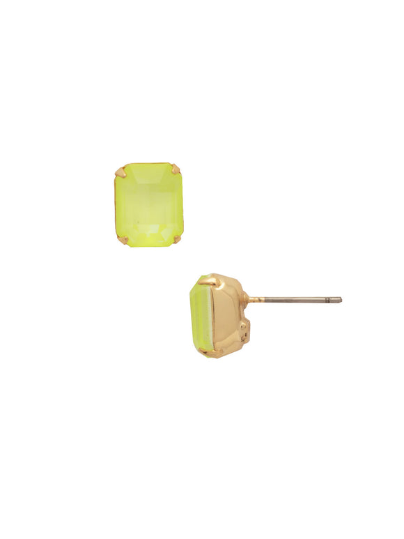 Sorrelli Electric Yellow Octavia Stud Earrings