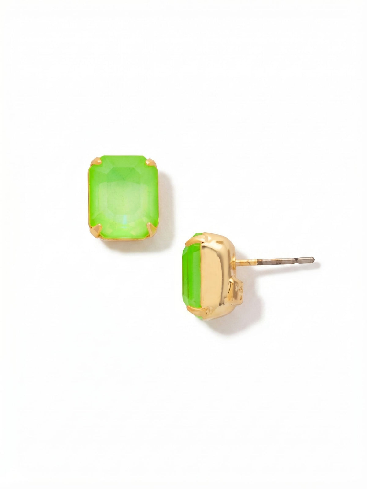Sorrelli Electric Green Octavia Stud Earrings