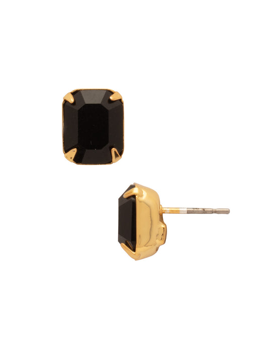 Sorrelli Jet Octavia Stud Earrings