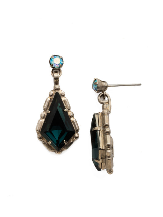Sorrelli Blue Suede Hawthorn Dangle Earrings