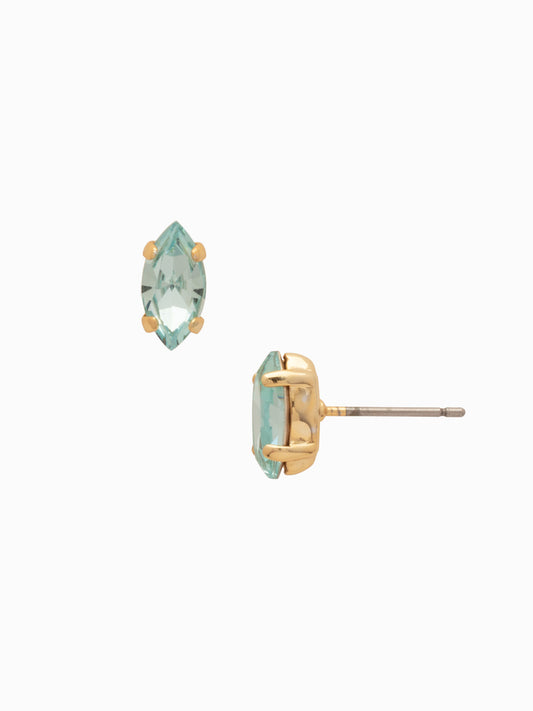 Sorrelli Aquamarine Clarissa Stud Earrings