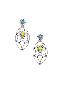 Sorrelli Blue Poppy Mabel Statement Earring