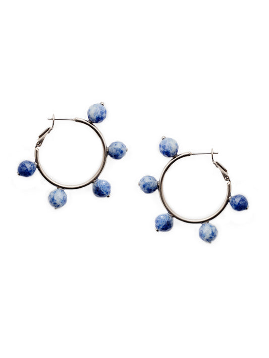 Sorrelli Night Frost Gretchen Hoop Earrings