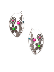 Sorrelli Wild Watermelon Olivia Hoop Earrings