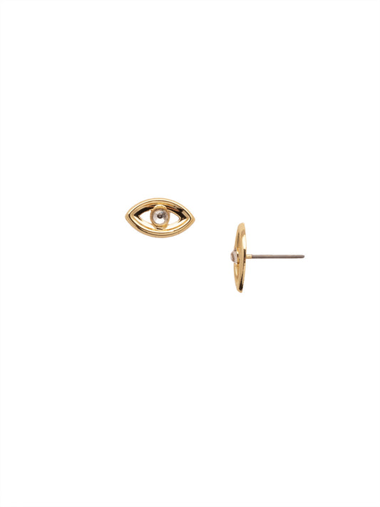 Sorrelli Crystal Evil Eye Stud Earring