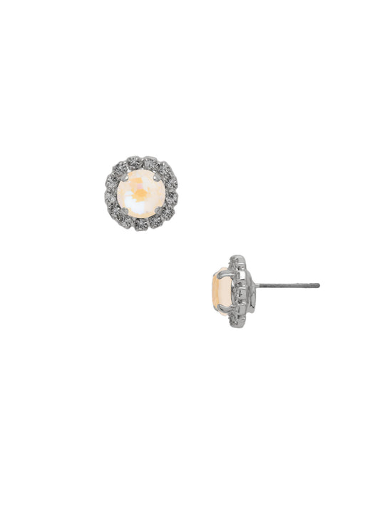 Sorrelli Ultra White Haute Halo Stud Earring