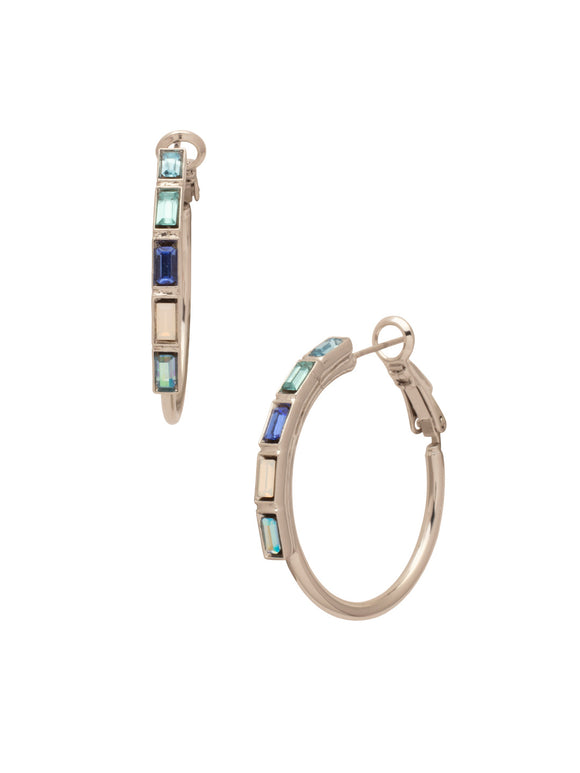 Sorrelli Electric Blue Jill Hoop Earring