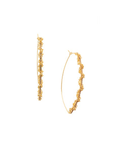 Sorrelli Raw Sugar Brandi Oblong Hoop Earring