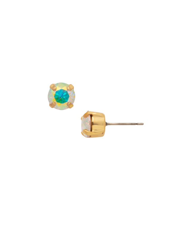 Sorrelli Crystal Aurora Borealis Simple Stud Earrings