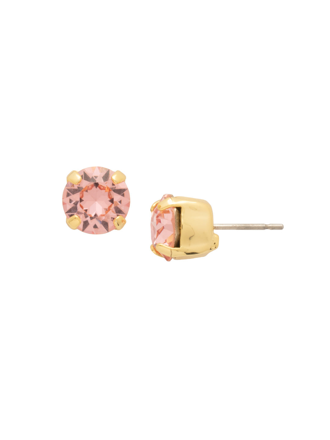 Sorrelli Light Rose Simple Stud Earrings