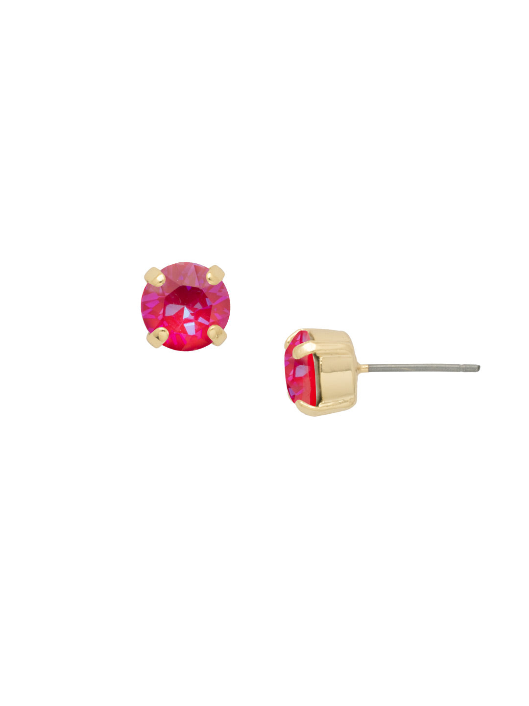 Sorrelli Royal Red Delite Simple Stud Earrings