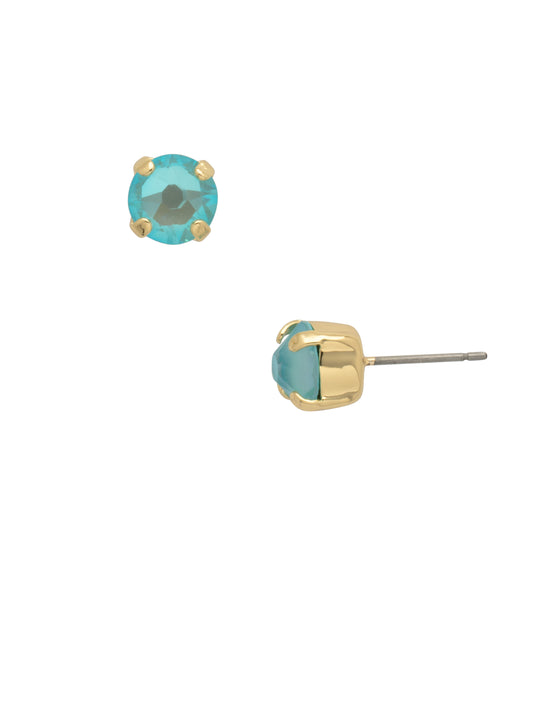 Sorrelli Summer Blue Delite Simple Stud Earrings