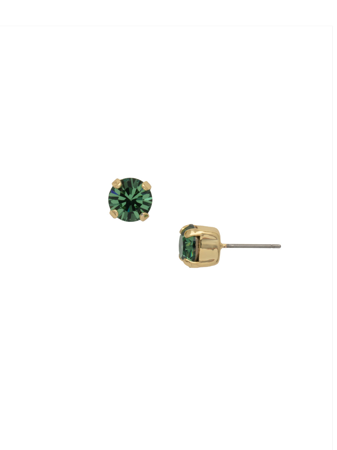 Sorrelli Sage Green Simple Stud Earrings