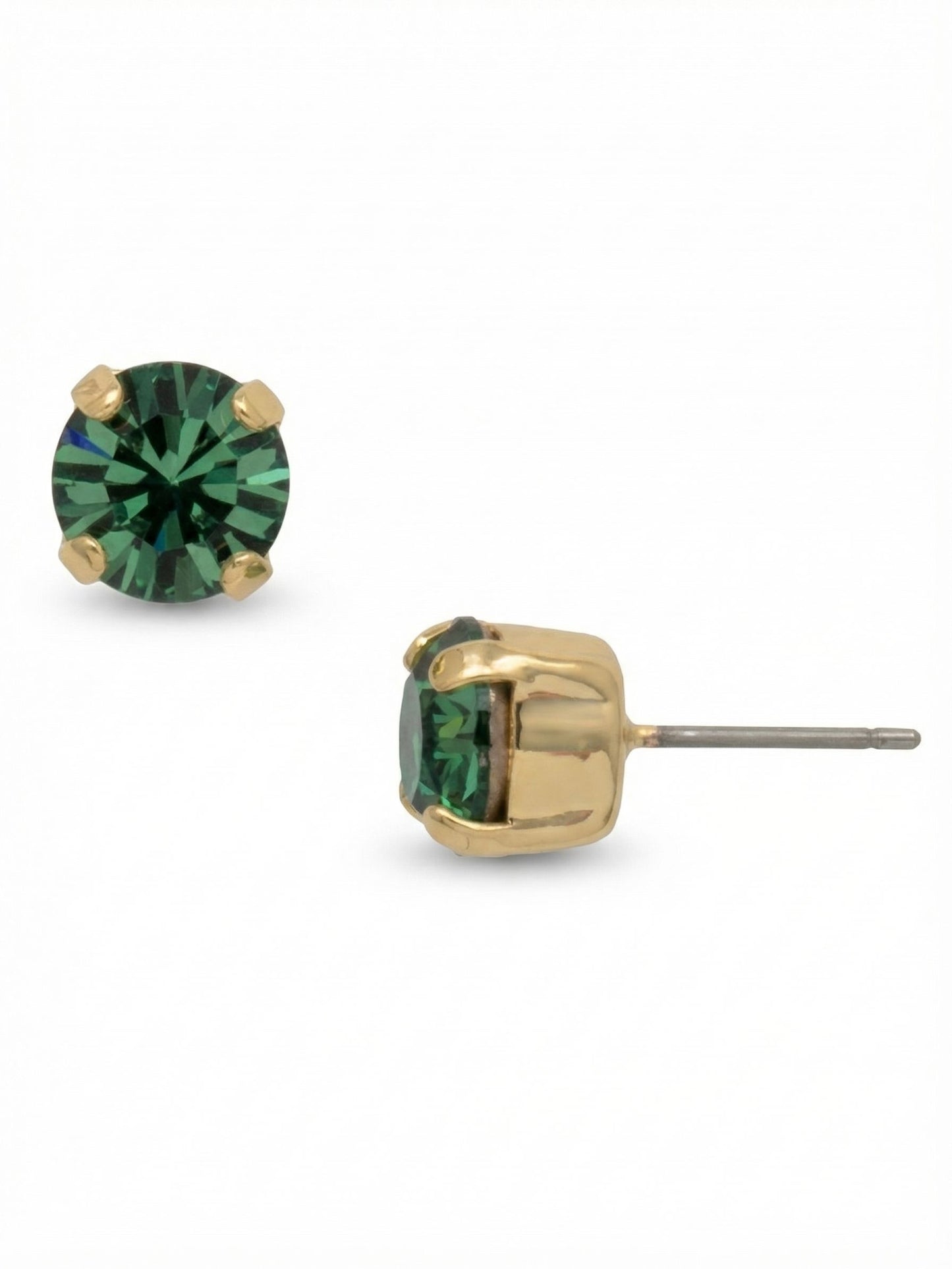 Sorrelli Sage Green Simple Stud Earrings