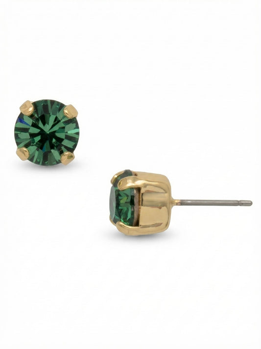 Sorrelli Sage Green Simple Stud Earrings