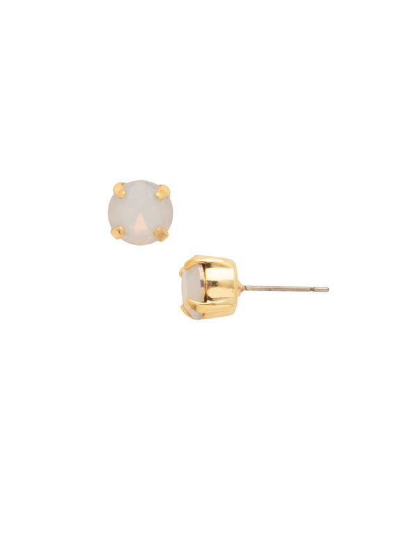 Sorrelli White Opal Simple Stud Earrings