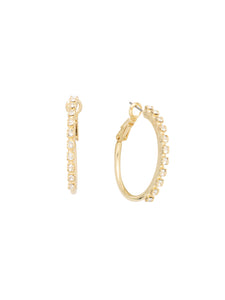 Sorrelli Crystal Tyra Hoop Earrings