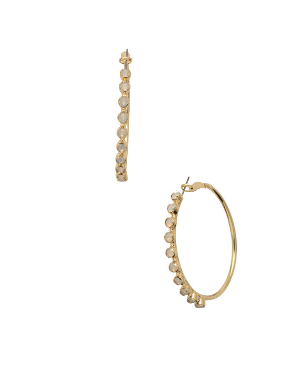 Sorrelli Sage Green Bessie Hoop Earrings